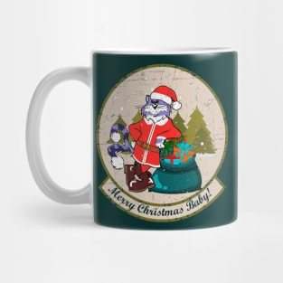 F-14 Tomcat - Merry Christmas Baby! (Green/Beige) - Grungen Style Mug